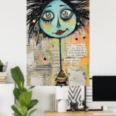 Künstlerische Damen 2 Poster (Heimbüro)