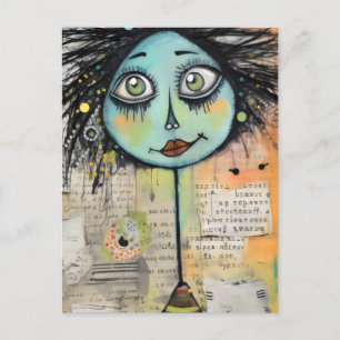 Künstlerische Damen 2 Postkarte