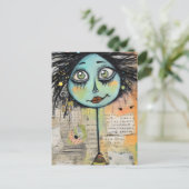 Künstlerische Damen 2 Postkarte (Stehend Vorderseite)