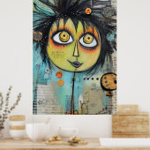 Künstlerische Damen 3 Poster (Küche)