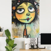 Künstlerische Damen 6 Poster (Heimbüro)