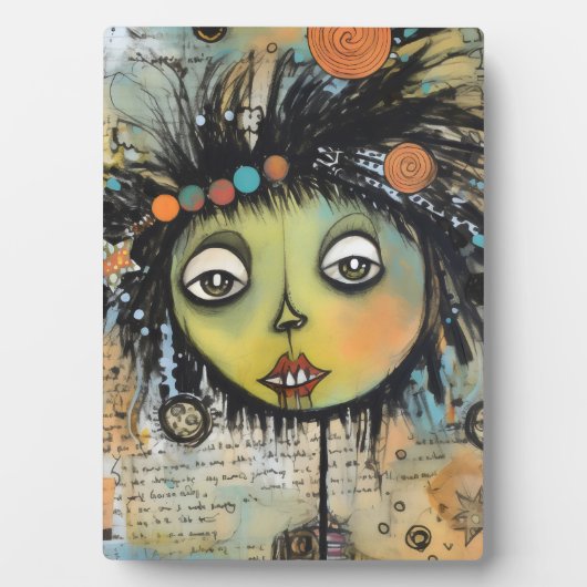 Künstlerische Damen 7 Fotoplatte (Vorderseite)