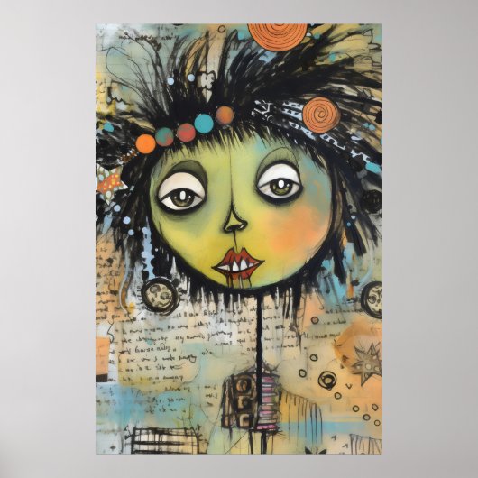 Künstlerische Damen 7 Poster (Vorne)