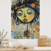 Künstlerische Damen 7 Poster (Küche)