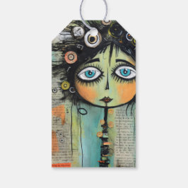 Künstlerische Damen 8 Geschenkanhänger