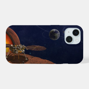 Künstlerische Darstellung der Insight-Lander. iPhone 15 Hülle