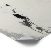 Künstlerische Darstellung einer Frau im Profil Poster (Ecke)