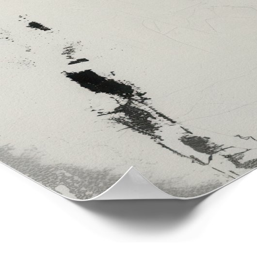 Künstlerische Darstellung einer Frau im Profil Poster (Ecke)