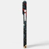 Künstlerische Darstellung einer serenaquatischen S Case-Mate iPhone Hülle (Rückseite / Links)