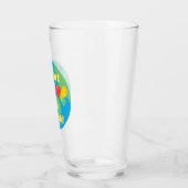 Künstlerische Designer Paint the World Glas (Links)
