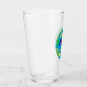Künstlerische Designer Paint the World Glas (Rechts)