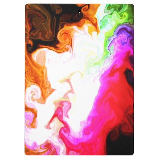 Künstlerische Designs Klemmbrett (Rückseite)