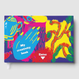 Künstlerische digitale zeitgenössische Malerei. Gästebuch