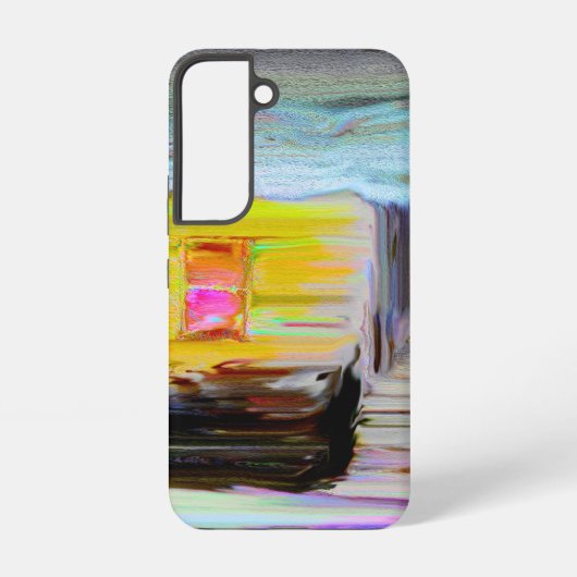 Künstlerische Dunkle Winternachtsmäler Samsung Galaxy Hülle (Rückseite)