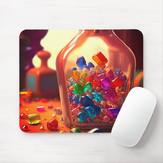 Künstlerische Edelsteine Mousepad (Mit Mouse)