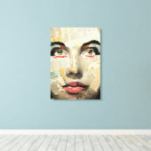 Künstlerische, einzigartige digitale Kunst | Hübsc Leinwanddruck (Insitu (Holzboden))