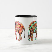 Künstlerische Elefantencoffee-Tasse Tasse (Zentrum)