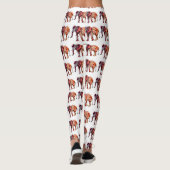 Künstlerische ElefantenLeggings Leggings (Rückseite)