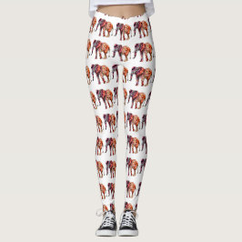 Künstlerische ElefantenLeggings Leggings