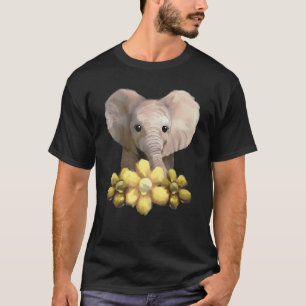 Künstlerische Elefantentiere Afrikanische Asiatisc T-Shirt