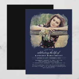 Künstlerische Elegant-Feier zum lebensbegleitenden Einladung