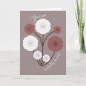 Künstlerische Elegante Rustikale Einladung (Vorderseite)