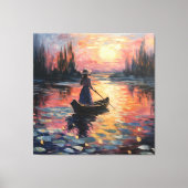 Künstlerische Eleganz Leinwanddruck (Vorderseite)