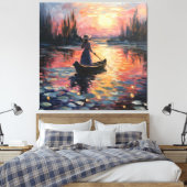 Künstlerische Eleganz Leinwanddruck (Insitu (Schlafzimmer))