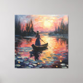 Künstlerische Eleganz Leinwanddruck (Vorderseite)