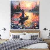 Künstlerische Eleganz Leinwanddruck (Insitu (Schlafzimmer))