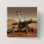 Künstlerische Endition von Mars Rover Button (Vorderseite)