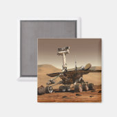 Künstlerische Endition von Mars Rover Magnet (Vorderseite/Rückseite)