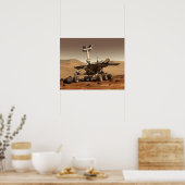 Künstlerische Endition von Mars Rover Poster (Küche)