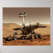 Künstlerische Endition von Mars Rover Poster (Vorne)