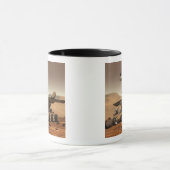 Künstlerische Endition von Mars Rover Tasse (Zentrum)