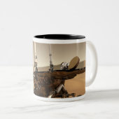 Künstlerische Endition von Mars Rover Zweifarbige Tasse (VorderseiteRechts)