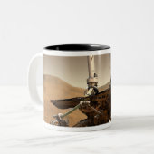Künstlerische Endition von Mars Rover Zweifarbige Tasse (Vorderseite Links)