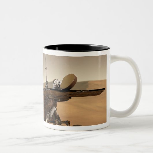 Künstlerische Endition von Mars Rover Zweifarbige Tasse (Rechts)
