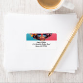 Künstlerische Enthüllung: Diva-ish Delights Label Adressaufkleber (Insitu)