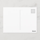 Künstlerische Fahne Amerikas - Handgezeichnete Kun Postkarte (Rückseite)