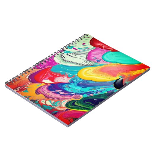 Künstlerische Farbe Notizblock (Linke Seite)