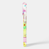 Künstlerische Farbfarbige Spritzer mit Namen Case-Mate iPhone Hülle (Rückseite / Links)