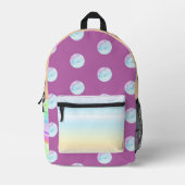 Künstlerische Farbmuster Bedruckter Rucksack (Vorderseite)