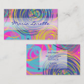 KÜNSTLERISCHE FARTSY Artist Designer-Karte Visitenkarte (Vorne/Hinten)