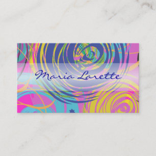 KÜNSTLERISCHE FARTSY Artist Designer-Karte Visitenkarte