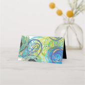 KÜNSTLERISCHE FARTSY Bat Mitzvah Sitzescort Platzkarte (Rückseite)