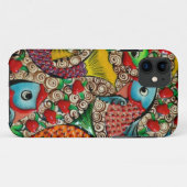 Künstlerische Fische Case-Mate iPhone Hülle (Rückseite (Horizontal))