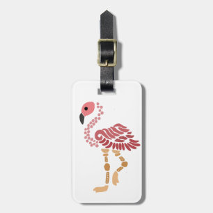 Künstlerische Flamingo-Kunst Gepäckanhänger