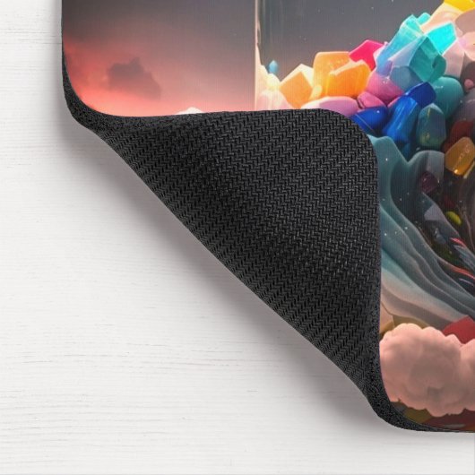 Künstlerische Flasche Mousepad (Ecke)