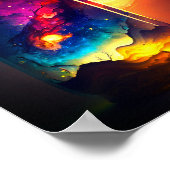 Künstlerische Flasche Poster (Ecke)